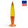Tornádo lampa - měnící se barvy - USB - Oranžová