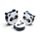 Svačinový box 3 ks - M/L/XL - Adoramals - Panda