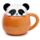 Keramický hrnek s víčkem - Adoramals Panda