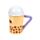 Keramický hrnek - Foodiemals - Bubble Tea Boba