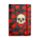 Linkovaný A5 zápisník z recyklovaného papíru - Skulls & Roses - Lebak a růže