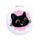 Kompaktní zrcátko - Lucky the  Black Cat - Černá kočka
