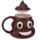 Keramický hrnek s víčkem - Emoji Hovínko