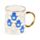Porcelánový hrnek - 300 ml - Evil Eye - Boží oko - talisman -Dlaň