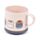 Sada porcelánový hrnek a podtácek 420 ml-Kočka Pusheen-Bento club-Sushi lover