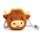 Dětská kabelka plyšová - Highland Coo Cow - Kráva