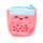 Peněženka - drobné - plyš - Foodiemals Bubble Tea