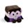 Plyšová mačkací hračka - paměťová pěna -velká - Squish Blox - Spooky - Strašidýlko
