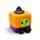 Plyšová mačkací hračka - paměťová pěna -velká - Squish Blox - Spooky - Strašidýlko