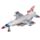 Natahovací stíhačka Die cast Speed Thunder Jet
