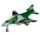 Natahovací stíhačka Die cast Speed Thunder Jet