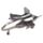 Natahovací stíhačka Die cast Speed Thunder Jet