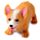 Natahovací hračka - antistres - Pes Corgi