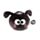 Plyšová mačkací hračka antistres - Queasy Squeezies - Shaun the Sheep - Ovečka