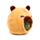 Plyšová mačkací hračka antistres - Queasy Squeezies-Zvířátka Adoramals Kapybara - Capybara