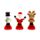 Figurka - solární -  vánoční - Jingle Bunch - Sněhulák, santa, sob