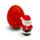 Rostoucí hračka Vajíčko - vánoční - Jingle Bunch - Santa