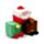 Plyšová mačkací hračka - paměťová pěna - velká - vánoční - Squish Blox - Jingle Bunch
