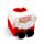 Plyšová mačkací hračka - paměťová pěna - velká - vánoční - Squish Blox - Jingle Bunch
