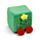 Plyšová mačkací hračka - paměťová pěna - velká - vánoční - Squish Blox - Jingle Bunch