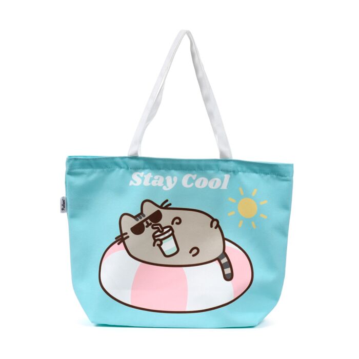 Taška - plážová - polyester - Kočka Pusheen - Stay cool 