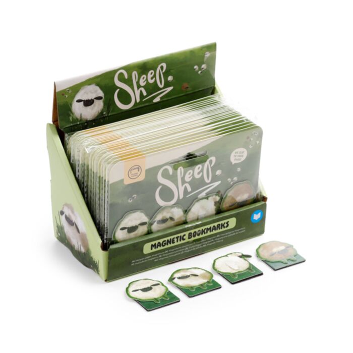 Záložka do knihy - magnetická - sada - Sheep - Ovečka