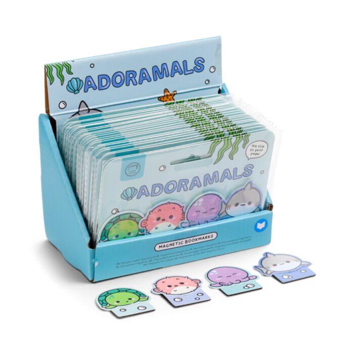 Záložka do knihy - magnetická - sada - Adoramals - Oceán