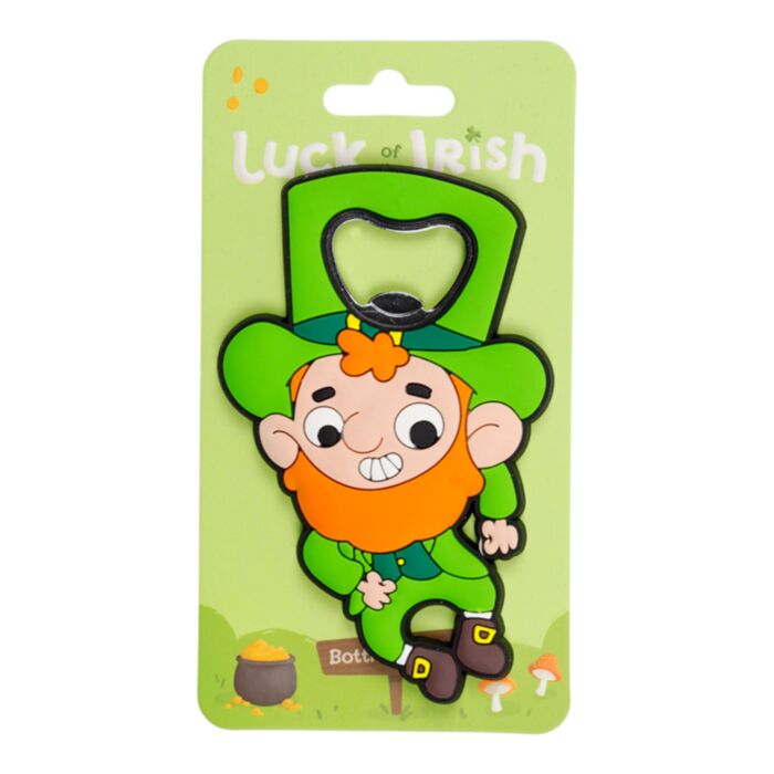 Otvírák lahví - PVC - Luck of the Irish - Skřítek Leprechaun