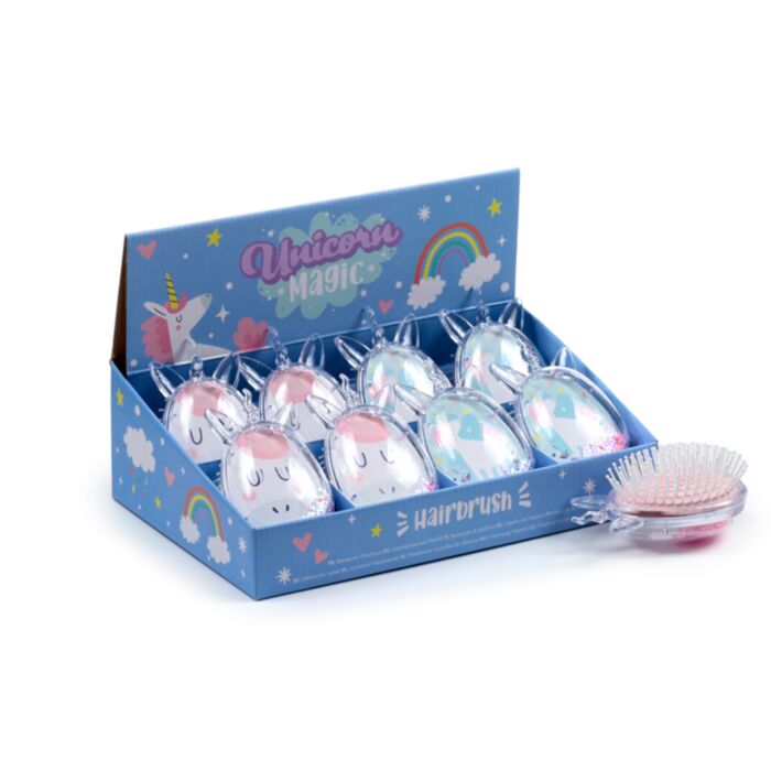 Kartáč na vlasy - glitter - Unicorn Magic - Jednorožec