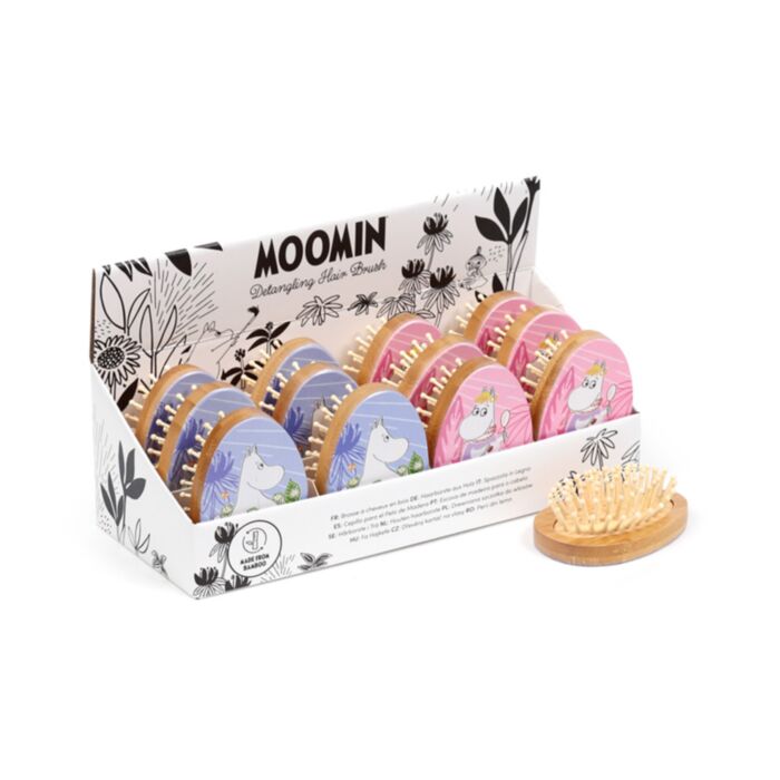 Bambusový kartáč na vlasy  Moomin - Mumínek Tammi 