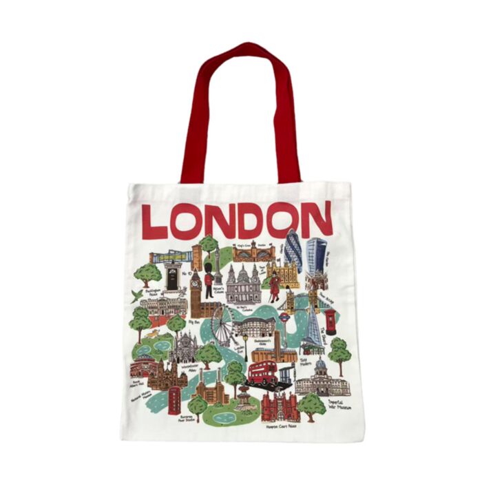 Látková taška - London Souvenir - Londýn - památky