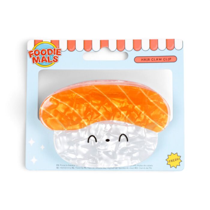 Sponka do vlasů - skřipec - Foodiemals - Sushi s lososem