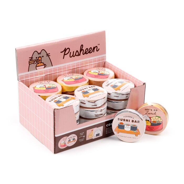 Stlačený cestovní ručník - Kočka Pusheen - Bento Club