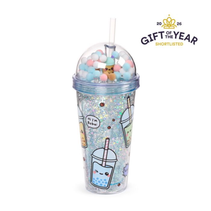 Kelímek - brčko - víčko - ozdoby - Foodiemals - Bubble Tea
