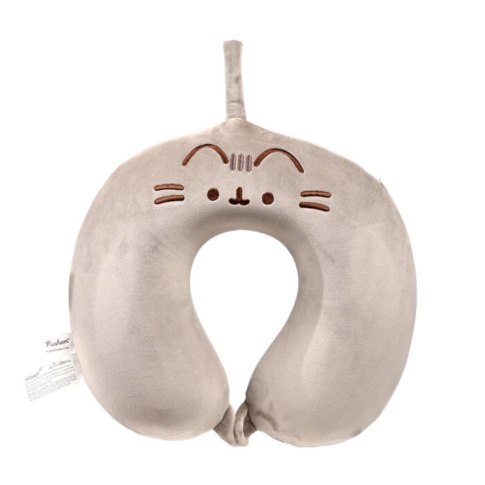 Cestovní polštářek z paměťové pěny - Relaxeazzz - Kočka Pusheen