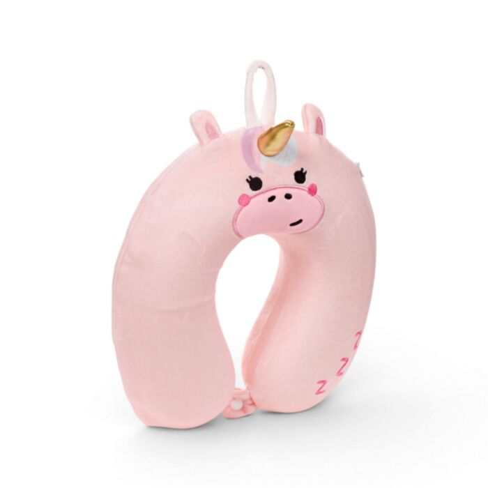 Cestovní polštářek z paměťové pěny - Relaxeazzz - Adoracorns - Jednorožec Bella - dětský