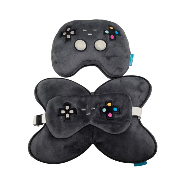 Cestovní polštář a maska na oči  Relaxeazzz - Game Over  Controller