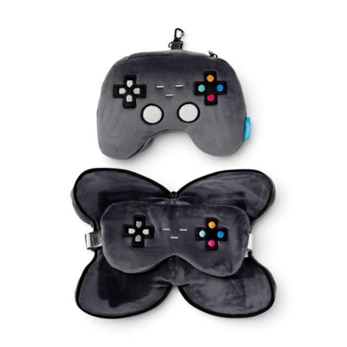 Cestovní polštář a maska na oči Relaxeazzz - Game Over Controller