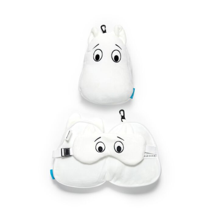 Cestovní polštář a maska na oči Relaxeazzz - Moomin - Mumínek