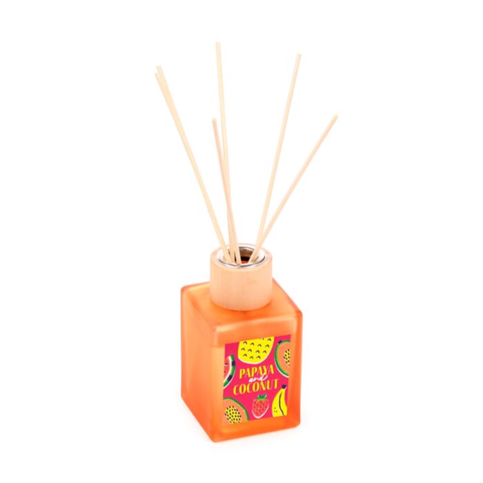 Tyčinkový difuzér 100ml - Summer fruits - Léto a ovoce - Papája a kokos