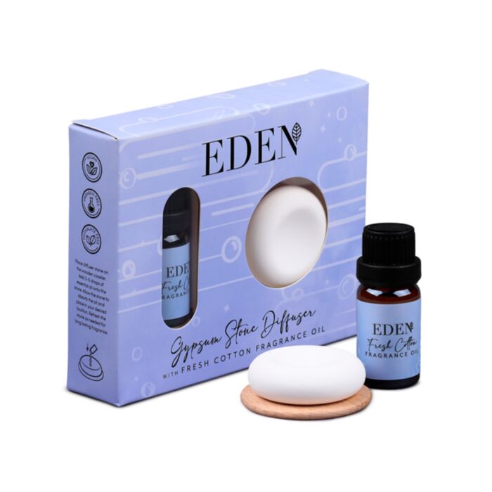 Vonný kámen (sádra) a olej - Eden - Svěží bavlna