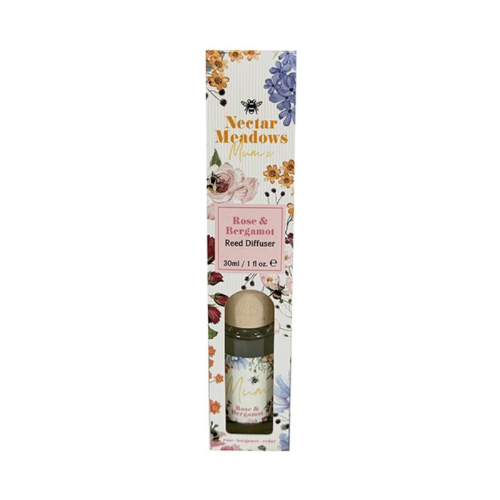 Tyčinkový difuzér 30 ml - Růže a bergamot -Nectar Meadows - Včela