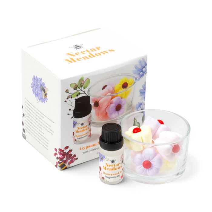 Difuzér - sádrový kámen - Zimolez - Nectar Meadows - Včela
