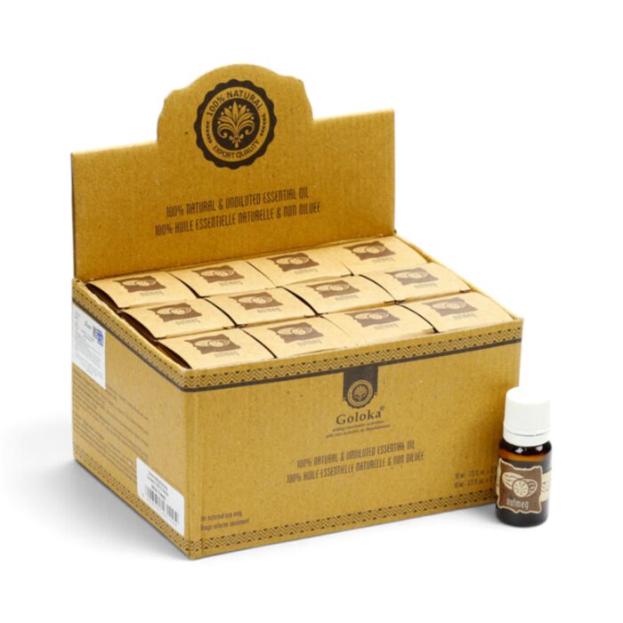 Přírodní esenciální olej Goloka 10ml - Muškátový oříšek