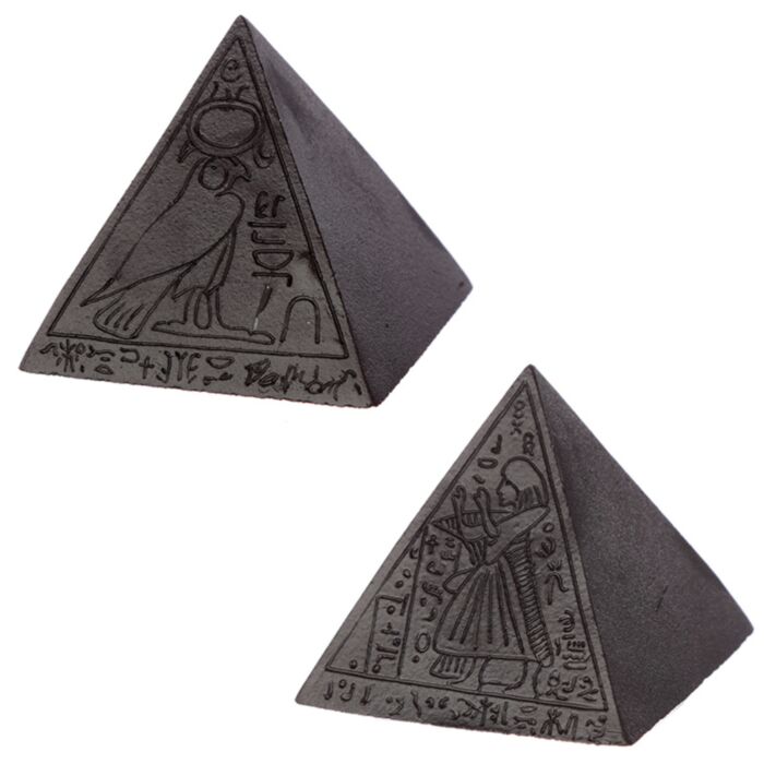 Dekorace - soška - Černá egyptská pyramida