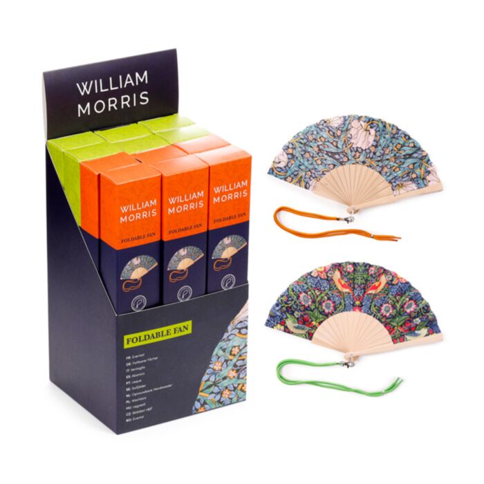 Skládací vějíř - William Morris