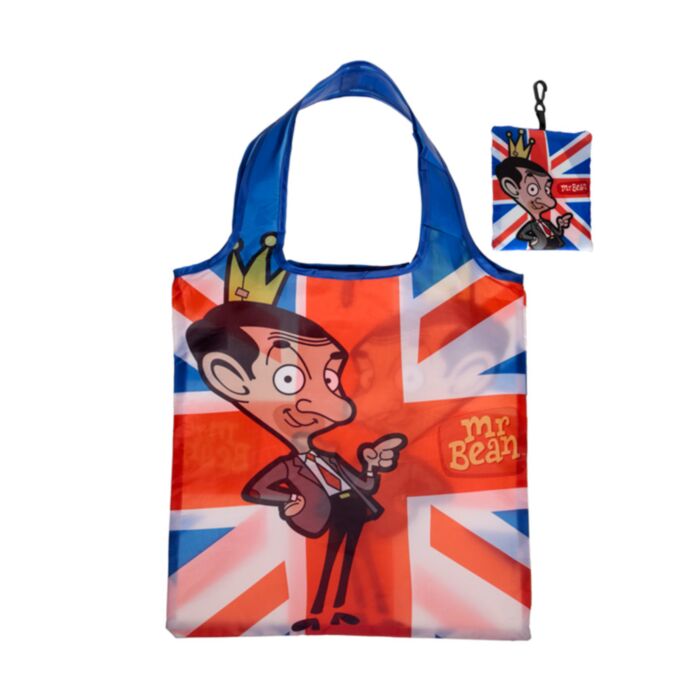 Skládací nákupní taška - Mr Bean - Union Jack