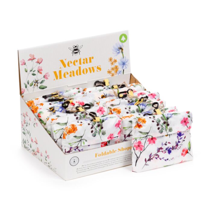 Skládací nákupní taška - Nectar Meadows - Včela