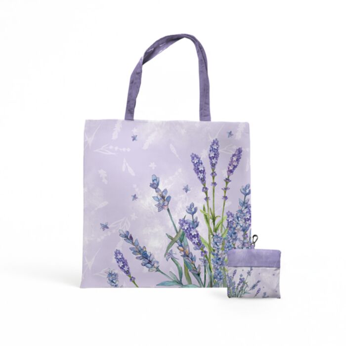 Skládací nákupní taška - Lavender - Levandule