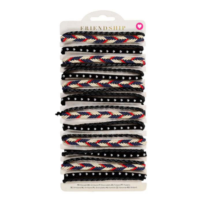 Náramek - tkaný a pletený - robustní